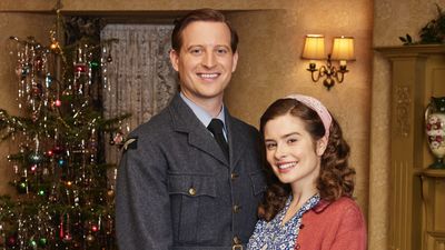 Rachel Shenton on filming the All Creatures Christmas episode in the summer: 'Nick was in his hot RAF uniform but I squeezed an ice pack between my belly and the prosthetic bump!'