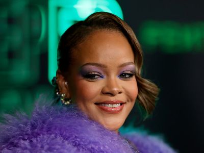 Rihanna jokes about one of her sons inheriting her forehead