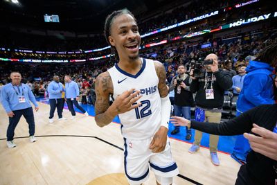 Ja Morant enthusiastically celebrated his return by screaming in the tunnel after Grizzlies game-winner