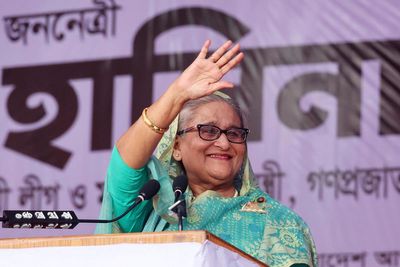 Bangladesh Prime Minister Sheikh Hasina kicks off election campaign amid an opposition boycott