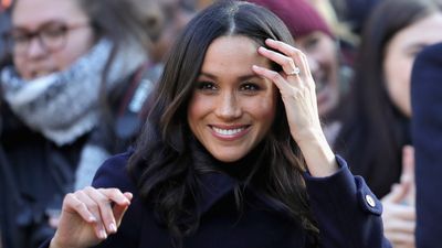 Meghan Markle makes a case for the French tuck and skinny jeans as she takes on unexpected acting role