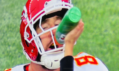 Travis Kelce and Jason Kelce Had a Comical Conversation About Squirting Water Bottles