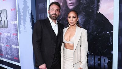 JLo And Ben Affleck's Holiday Party Had Everything: The Grammy Winner Singing Christmas Carols, Michael B. Jordan, And Of Course A Gorg Red Dress