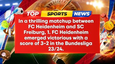 Heidenheim stuns Freiburg with thrilling 3-2 victory in Bundesliga clash