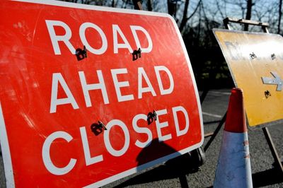Major road closed after lorry overturns during yellow wind warning