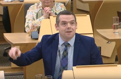 Douglas Ross told off for 'nats' jibe by Presiding Officer during FMQs