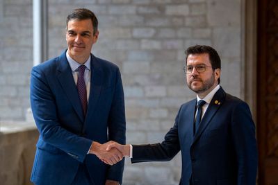 Spain's leader lauds mended relations with Catalonia. Separatists say it's time to vote on secession