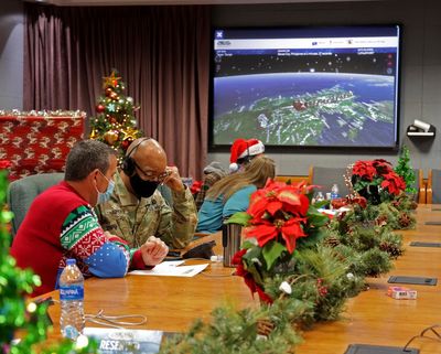 Military command ready to track Santa, and everyone can follow along