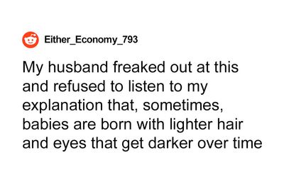 Man Threatens Divorce Over Baby’s Hair Color, Wife Laughs In His Face When Results Come In