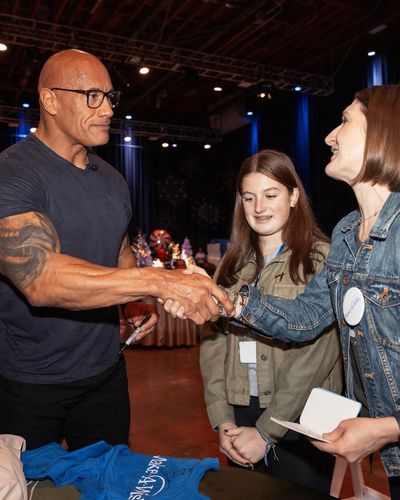 Dwayne Johnson shares heartfelt moment with inspirational young cancer survivor