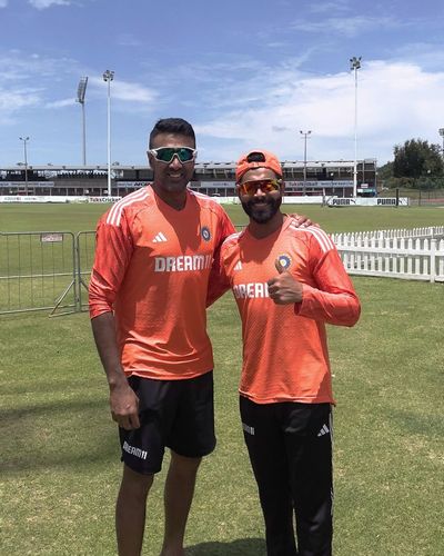 Ravi Ashwin Captures the Thrill of Cricket in Stadium Pose