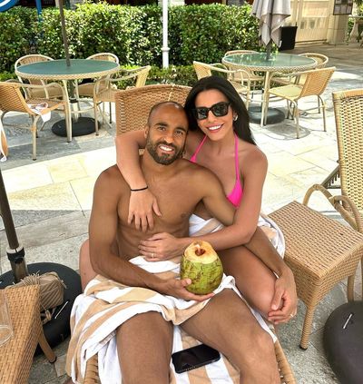 Lucas Moura Enjoys Tropical Getaway with His Wife on Instagram