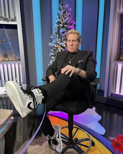 Skip Bayless: A Powerful Pose of Confidence and Style