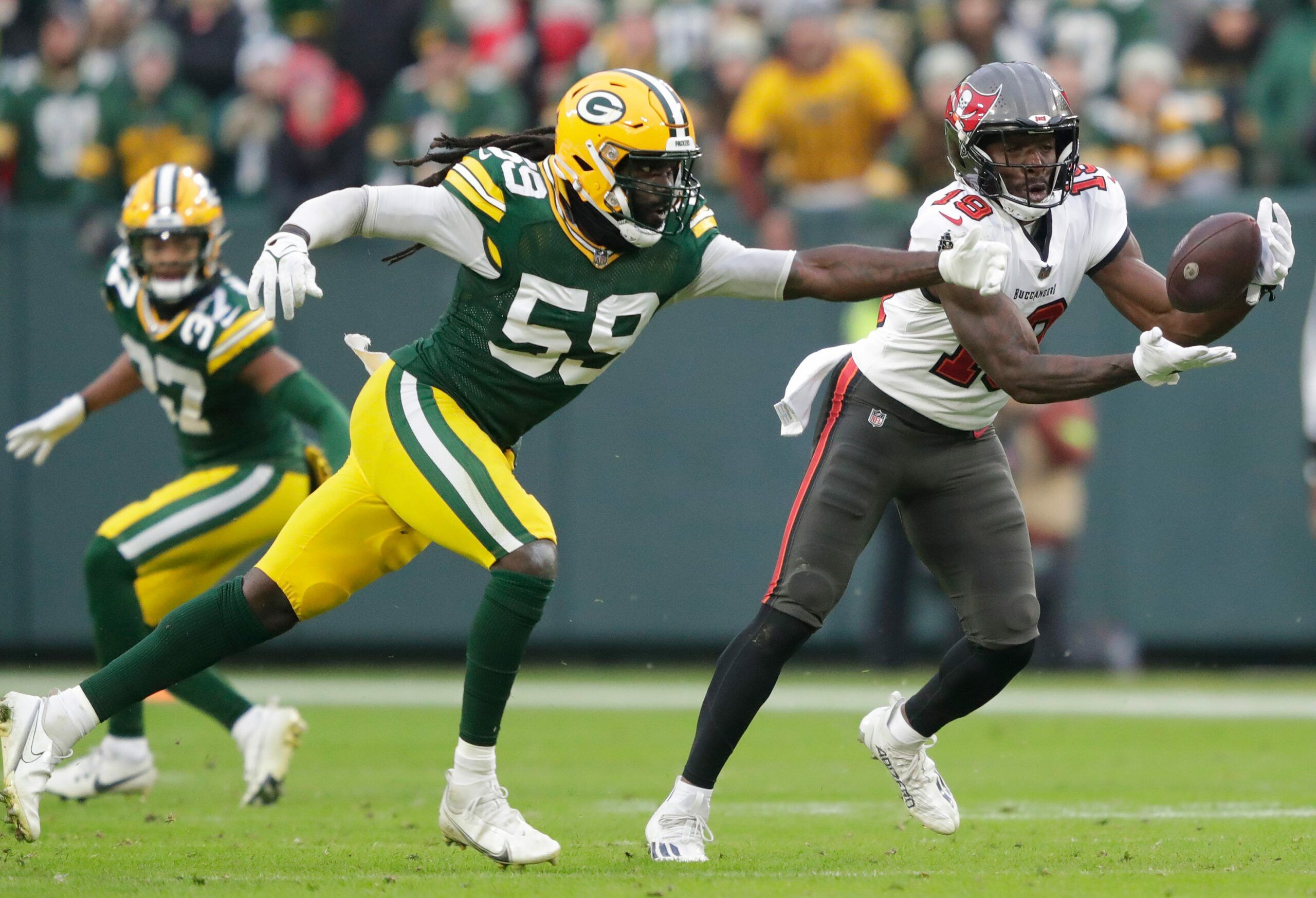 Packers Rule Out LB De’Vondre Campbell, S Darnell…