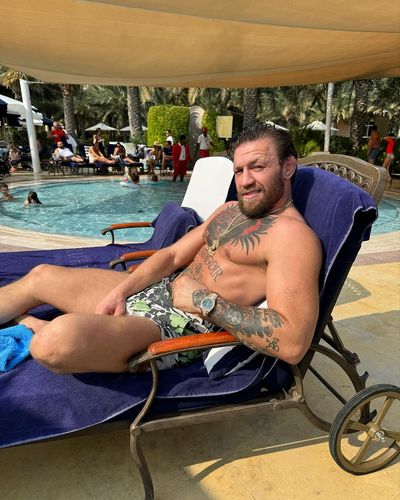 Conor McGregor: Reigning Victorious in the Poolside Oasis