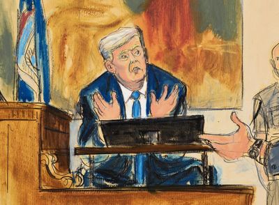 Tough mouths, tears and ‘accordion hands’: a courtroom sketch artist’s banner year