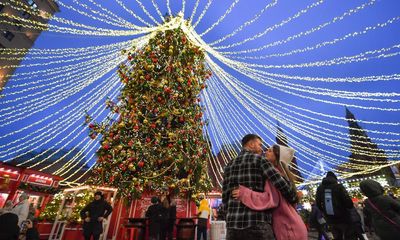 Moscow is awash with tinsel and lights but ‘Christmas as usual’ is just an illusion