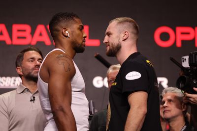 Photos: Day of Reckoning weigh-ins feat. Joshua vs. Wallin, Wilder vs. Parker