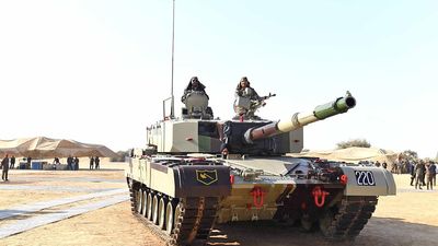 President Murmu witnesses Army's fire-power exercise in Pokhran