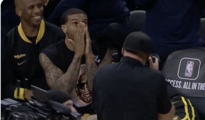 Warriors Bench Seemed Shocked by Wizards’ Three-Pointer to Cover Point Spread