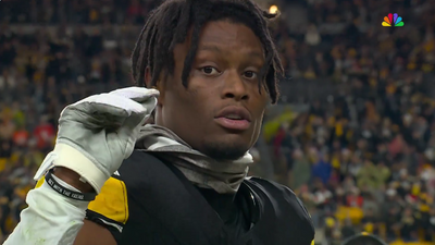 George Pickens mocked his haters into the camera amid commanding Steelers performance