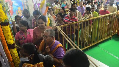 Temples in Vijayawada come alive on Mukkoti Ekadasi