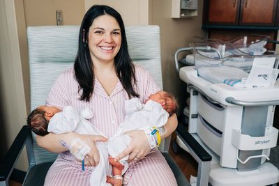 Woman with double uterus gives birth twice in two days after ‘one in million’ pregnancy