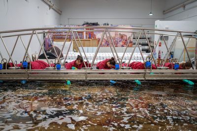 AP PHOTOS: Spanish tapestry factory, once home to Goya, is still weaving 300 years after it opened