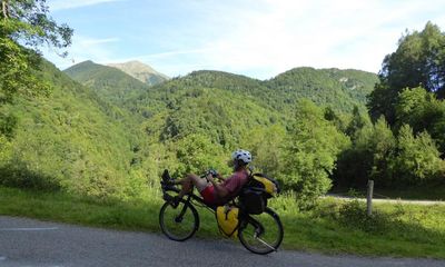 ‘It’s the stories, the laughs, the tears’: the retired teacher cycling across France delivering letters to loved ones