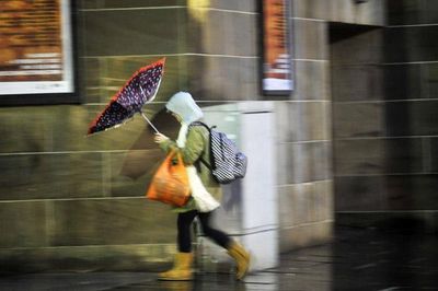 Flying debris and power cut warning as 70mph winds hit on Christmas Eve