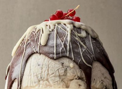 How to make Christmas pudding ice-cream bombe – recipe