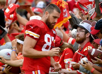 Travis Kelce-autographed ‘Swelce’ jersey sells for $500