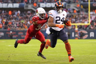 Bears RB Khalil Herbert scores his first rushing TD of season vs. Cardinals