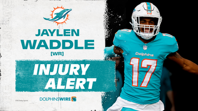 Dolphins WR Jaylen Waddle leaves vs. Cowboys with injury