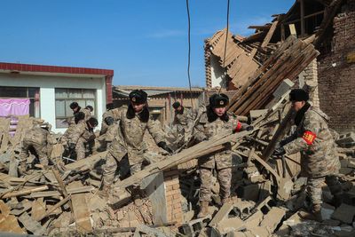 Death toll from China earthquake rises to 149, with 2 still missing