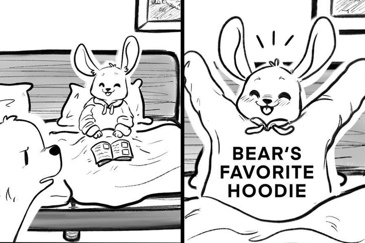 Artist Creates Wholesome Comics Featuring A Bunny And…