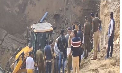 Haryana: Five workers feared trapped after wall of temple collapses in Gurugram