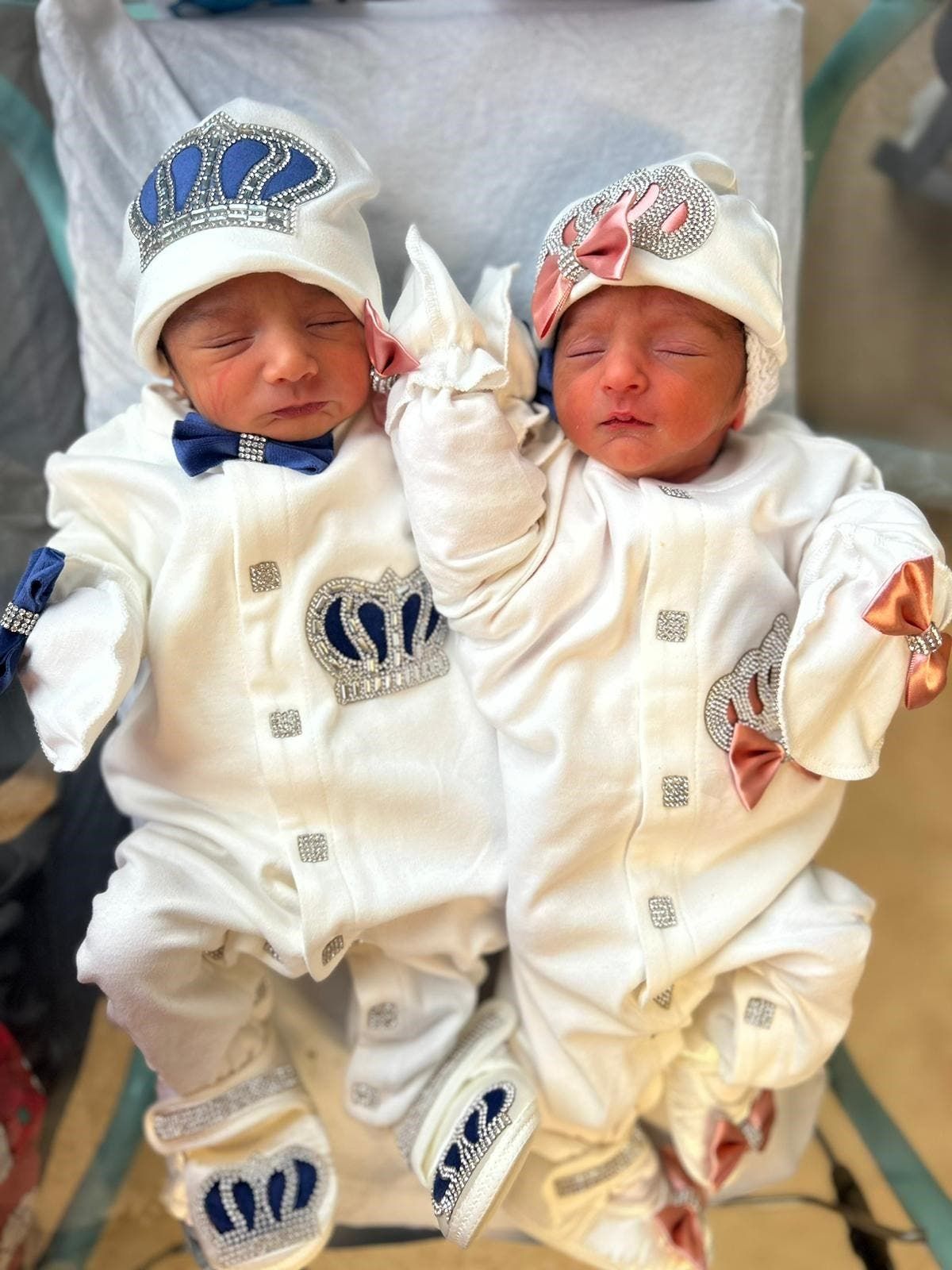 Christmas miracle as twins born on different days…