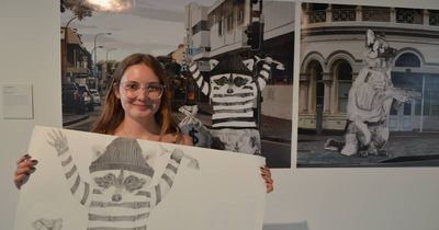 Student artists put work on show for the first time in the Hunter