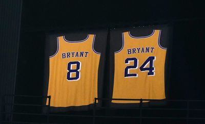 Fans were gifted Kobe Bryant-themed t-shirts for attending Lakers vs. Celtics on Christmas