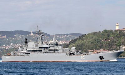 Ukraine says it has destroyed Russian warship in Crimean port