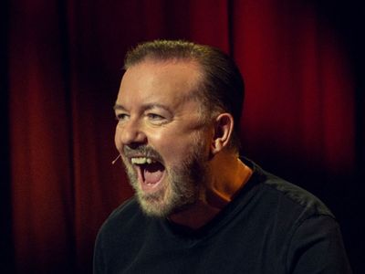 Ricky Gervais knows he won’t be cancelled by his jokes – his lazy new special is proof of that