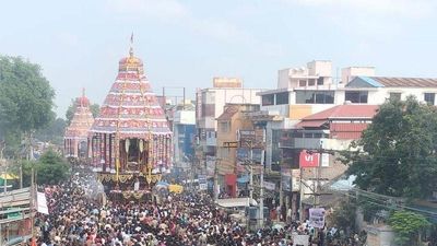Thousands of devotees witness car festival of Sri Natarajar temple in Chidambaram at Arudra Darshan festival