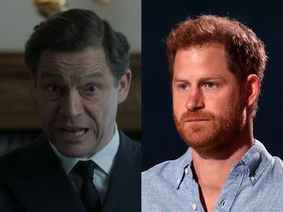 The Crown’s Dominic West says Prince Harry no longer talks to him