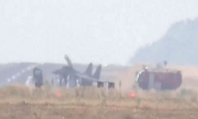 Goa: Navy's MiG-29K aircraft tyre bursts at Dabolim airport