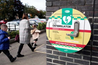Less than half of Scotland’s schools have a defibrillator