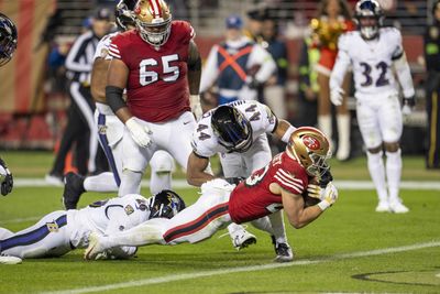 The good and bad from the 49ers’ rough 33-19 loss on Christmas vs. the Ravens