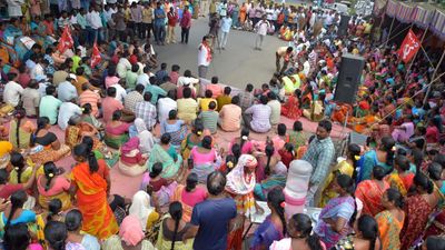 Municipal workers on contract launch statewide protest in Andhra Pradesh demanding fair deal