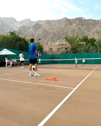 Dominic Thiem's Tennis Clinic: Joyful Moments with Enthusiastic Kids