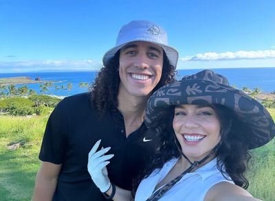 Vanessa Hudgens Shares Blissful Moment with Partner by the Sea
